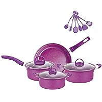 Non-Stick Pots and Pans Set 13-Piece Kitchen Utensil Set Kitchen Cookware Gifts for Friends and Family