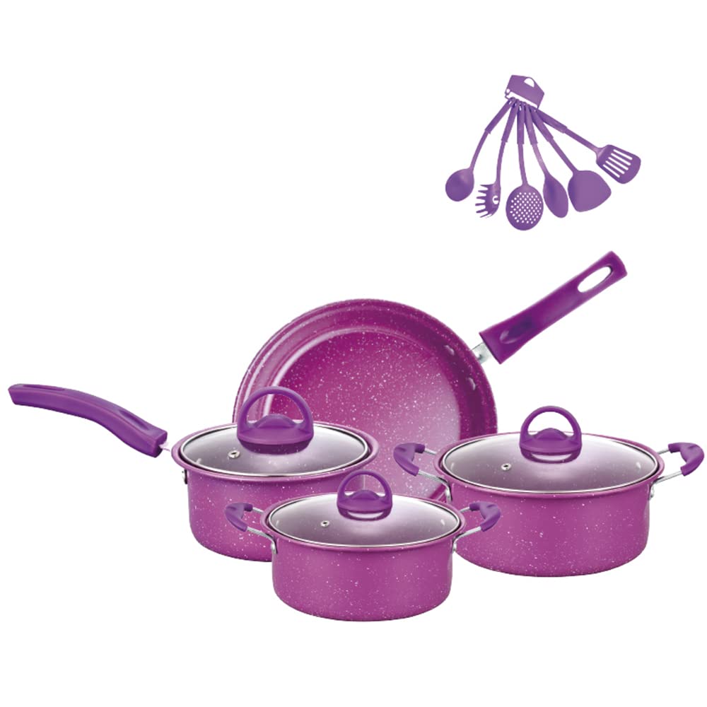 Irfora Non-Stick Pots and Pans Set 13-Piece Kitchen Utensil Set Kitchen Cookware Gifts for Friends and Family