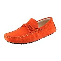 Men's New Knot Suede Driving Loafers Penny Boat Shoes