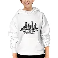 Unisex Youth Hooded Sweatshirt Germany Munich Cute Kids Hoodies Pullover for Teens