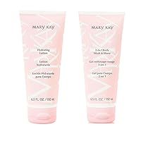 Mary Kay Hydrating Lotion & 2-in-1 Body Wash & Shave ~ 6.5 Oz Tubes