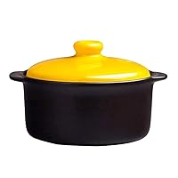 Ceramic Casserole With Lid, Multi-purpose Pot, High Temperature Resistant, Easy To Clean, Can Make Delicious Soup