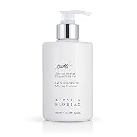 Kerstin Florian Thermal Mineral Shower and Bath Gel, Cleanse and Nourish Skin, Invigorating Mineral Body Wash, Use as Foaming Shower Gel or Bubble Bath (13.5 fl oz)