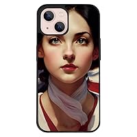 Beautiful Girl iPhone 13 Case - USA Lovers Gifts - Cool Phone Accessories Multicolor
