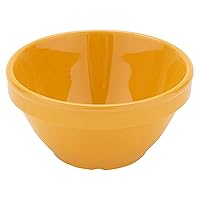 GET BC-170-TY Melamine Bouillon Cup/Bowl, 8 Ounce, Tropical Yellow (Set of 12)
