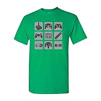 Control Freak Gamer Controller Adult DT T-Shirt Tee