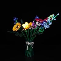 LED Light Kit for（10313 Wildflower Bouquet）, Lighting Kit Compatible with Lego 10313 ( Only Led Light, Building Block Model not Included)
