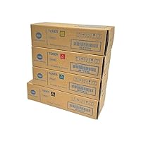 OEM Konica Minolta TNP92 Complete Toner Cartridge Set AE1Y130, AE1Y230, AE1Y330, AE1Y430 Bizhub C3120i