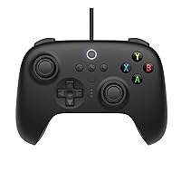 8BitDo Ultimate Wired Controller, USB Wired Controller for PC Windows 10, Android, Steam Deck, Raspberry Pi and Switch (Black)