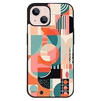 Geometric Print iPhone 13 Case - Unique Phone Case for iPhone 13 - Abstract iPhone 13 Case Multicolor