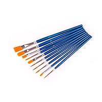 CHCDP 10Pcs Nylon Paint Brushes Set for Drawing Painting Acrylic Watercolor Professional Art Supplies