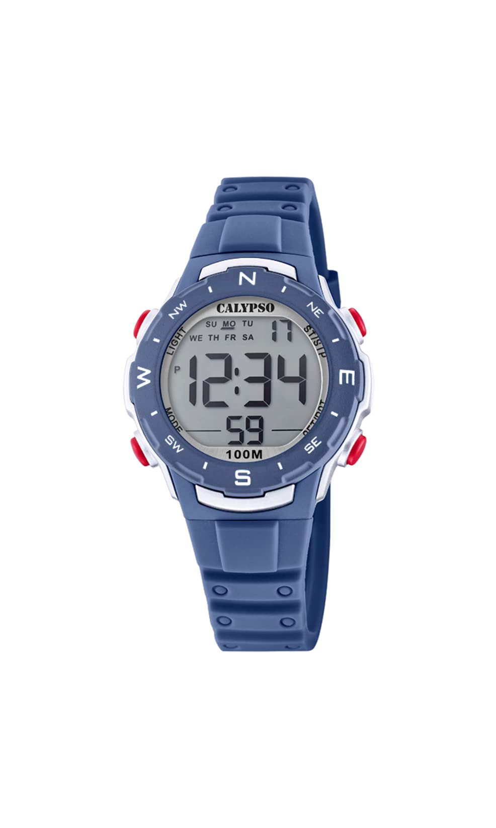Calypso Unisex Digital Quarz Uhr mit Plastik Armband K5801/5