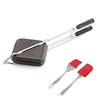 Dubble Coated grill sandwich maker,Free Silicone Brush and Spatula Set,Spatula set silicon,grill sandwich maker