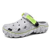 Large Men's Classic Garden Clogs, Fashionable, Casual, Non Slip, Breathable Hole Shoes, Soft Soled Outdoor Sports Beach Shoes, Waterproof Sandals and Slippers