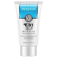 Facial Cleanser Organic Milk and Herbal Extract Deep Cleansing Foam Face Clean Cleansing Facial Cleansers Face Wash 100ml