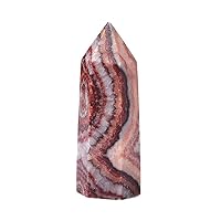 Rhodochrosite Pork Stone Obelisk Tower Healing Crystal Points by MarkaJewelry (50-60 mm)
