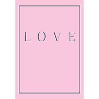 Love: A decorative book for coffee tables, end tables, bookshelves and interior design styling | Stack home books to add decor to any room. Rose ... or as a gift for interior design savvy people