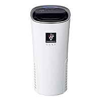 Sharp IG-MX15-W Plasmacluster Ion Generator For Cars, Cup Holder Type, Maximum Concentration NEXT (50000), Deodorizing, White