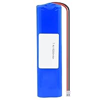 18650 Battery Pack 7.4V 6000mAh Lithium-Ion Battery for Vacuum Cleaner Flashlight with XH Plug
