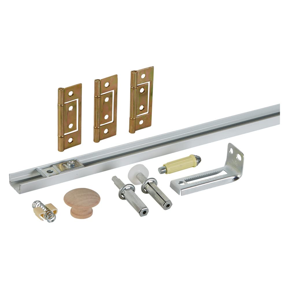 National Hardware N343-715 391S Folding Door Hardware Set in White,36 Inch