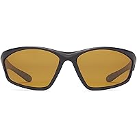 Fisherman Eyewear Men's Vantage Polarized Oval Sunglasses, Yellow, 0mm,0mm,0mm
