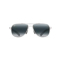 Maui Jim Men's and Women's Guardrails Polarized Aviator Sunglasses