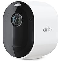Arlo Pro 5S 2K Spotlight Camera - 1 Pack - Security Cameras Wireless Outdoor, Dual Band Wi-Fi, Color Night Vision, 2-Way Audio, Home Security Cameras, Home Improvement, White – VMC4060P