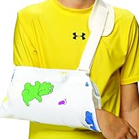 OTC KidsLine Arm Sling, Shoulder Cradle Style Support, Fun Print, Infant