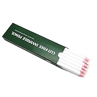 12 Pieces Sewing Pencil No Sharpening White Fabric Marking Pencils Tailor Pencils for Leather Marking Tracing Tools and Art Enthusiasts