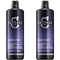 TIGI Catwalk Fashionista Violet Conditioner (For Blondes and Highlights), 25.36 Ounce (Pack of 2)