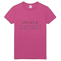 Prayer The World's Greatest Wireless Connection Printed T-Shirt