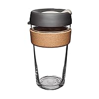 KeepCup Brew Cork Reusable Coffee Cup, Large (Pack of 1), Press