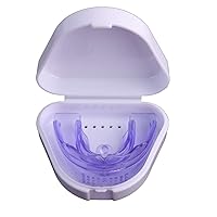 Health Professional Mouth Night Guard Teeth Retainer for Adult Teeth Care Night Guard Eliminates Bruxism,Whitening,Sports (Purple Stage2 Medium)