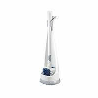 Unger No-Drip Toilet Brush Set – Flexible Neck Toilet Brush with Portable Caddy Holder, Discreet Bathroom Cleaning Brush, Toilet Scrubber, Toilet Bowl Cleaner Brush, Bathroom Cleaning Supplies