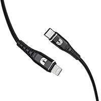 Cummins Lightning(R) to Type C(R) USB Braided Flex Cable and Wrap Attachment 4ft CMN4705