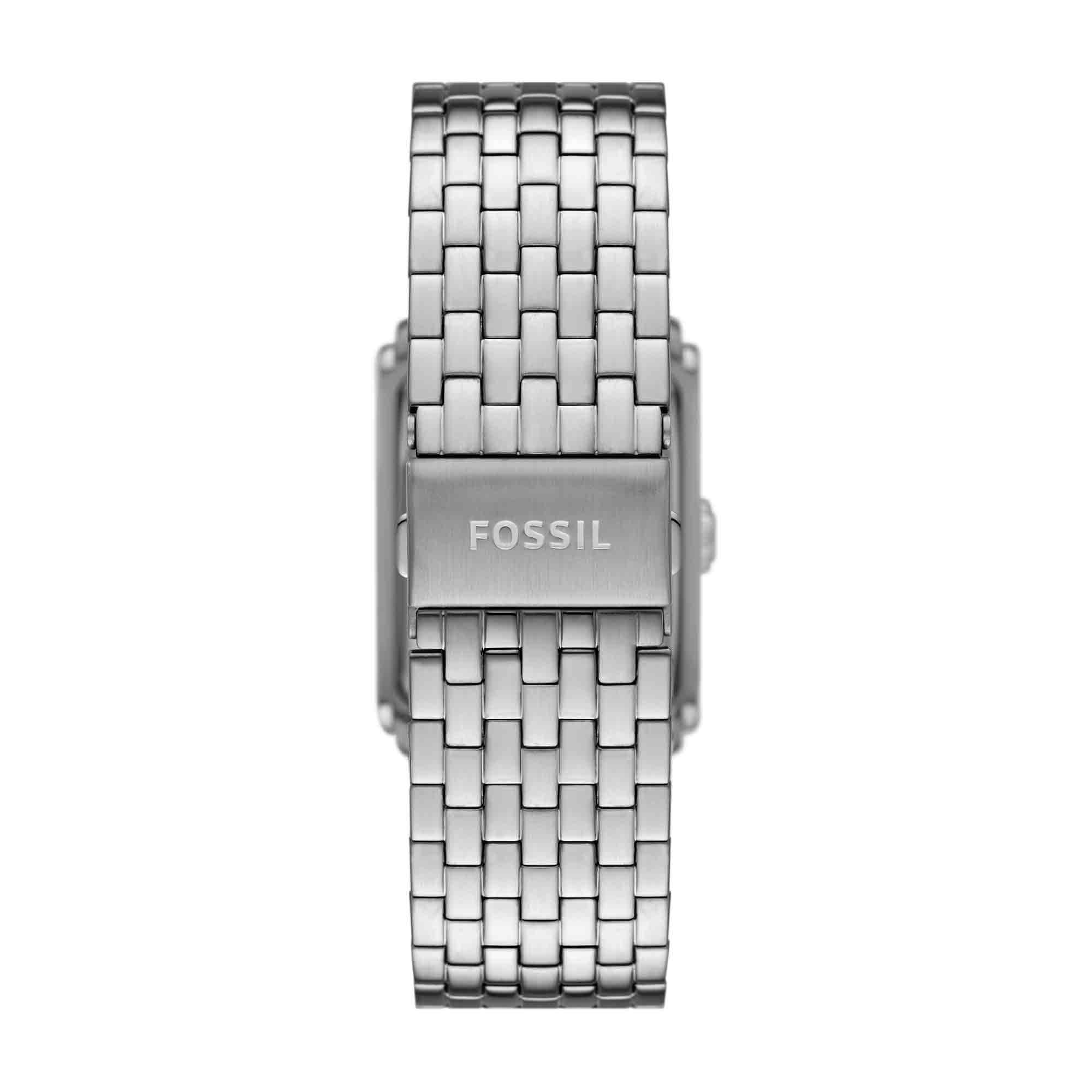 Fossil Carraway Men's Watch with Stainless Steel or Leather Band, Dress Watch for Men