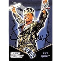 Jerry Lawler The King autographed trading card (Wrestling WWE) 2002 Fleer #83 - Autographed Wrestling Cards
