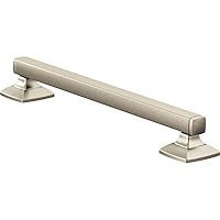 Moen YG5124BN Voss Collection Safety 24-Inch Stainless Steel Transitional Bathroom Grab Bar, Nickel