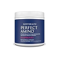 PerfectAmino Powder - BCAA and EAA Powder for Pre and Post Workout - Amino Acid Energy Drink Powder for Men and Women to Support Lean Muscle and Recovery - Raspberry - 30 Servings