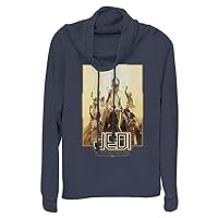 STAR WARS Jedi of The High Republic Group Women's Fast Fashion Cowl Neck Long Sleeve Knit Top