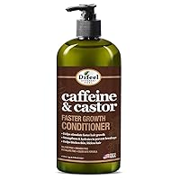 Difeel Caffeine & Castor Conditioner for Faster Hair Growth 33.8 oz.