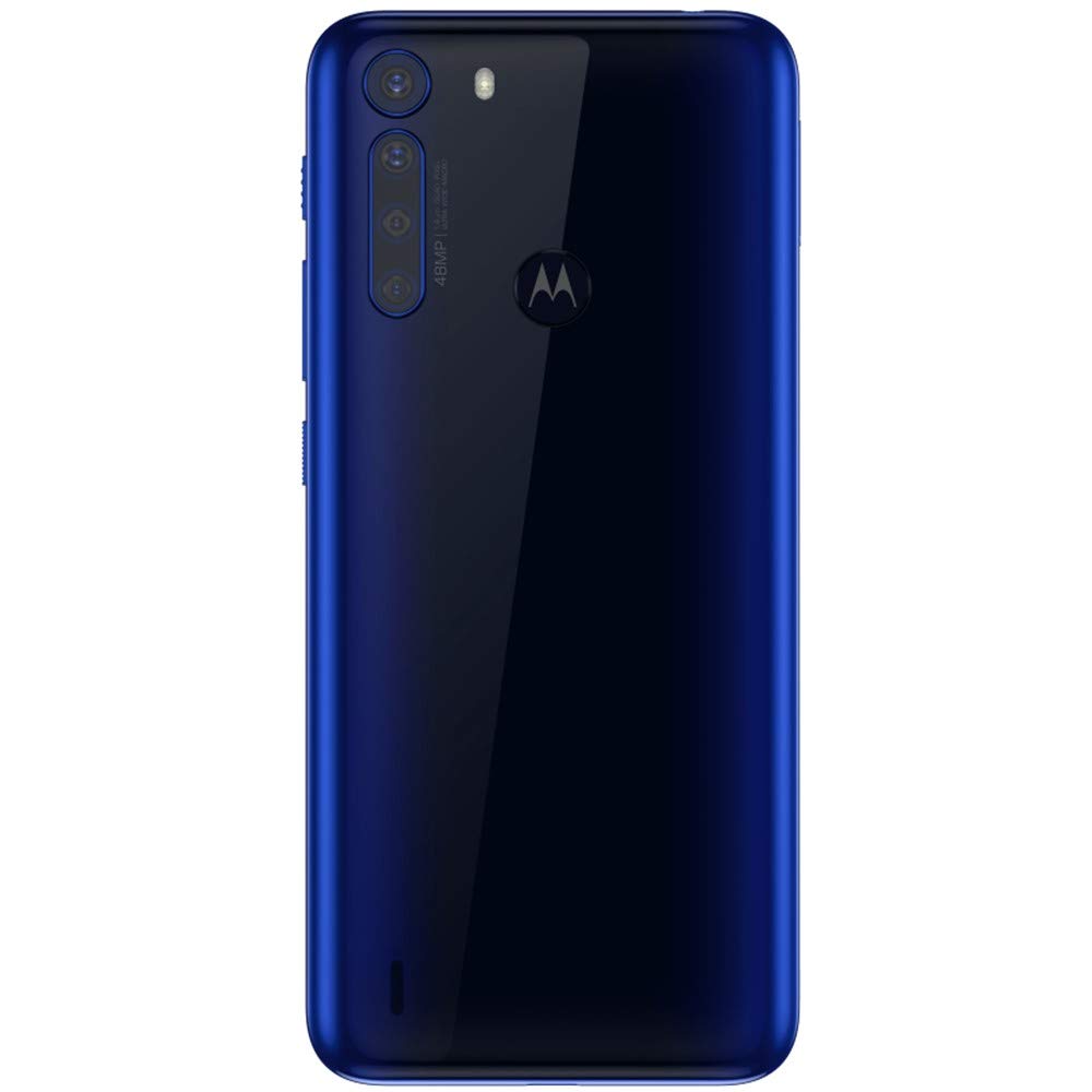 Motorola One Fusion | Unlocked | GSM Only | 4/128GB | 48MP | 2020 | Deep Sapphire | NOT Compatible with Sprint or Verizon