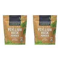 Organic Psyllium Husk Powder, 24 oz - Finely Ground, Unflavored Plant Based Superfood - Good Source of Fiber for Gluten-Free Baking, Juices & Smoothies - Certified Vegan, Keto and Paleo