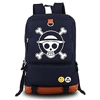 Luminous Backpack School Bag Student Bookbag Laptop Rucksack Daypack Blue