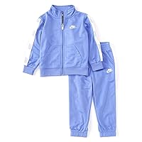 Nike Little Boys Logo Taping Full Zip Jacket & Jogger Pant Tricot 2 Piece Set