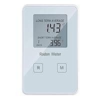 Home Radon Detector,Portable Radon Meter,Long and Short Term Monitor,Rechargeable Battery-Powered,Radon Test Kit