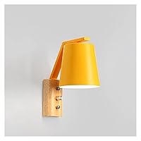 Wall lamp, - Wall Lamp Personality Wood Sconces Compatible with Hall Bedroom Corridor Lamp Restroom Bathroom Reading Wall Light, Light Fixture