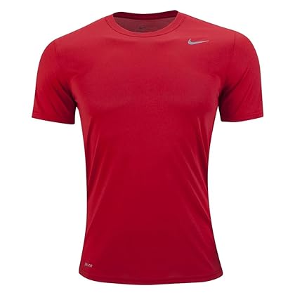 Nike Mens Team Legend Short Sleeve Crew T-Shirt (as1, Alpha, l, Regular, Regular, Red)