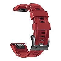 22mm 26mm Watch Straps For Garmin Fenix 7 7X 5 5X Plus 6 6X Pro 3 HR Silicone Wristband Bracele Smartwatch Accessories Quick Fit