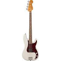 Squier Classic Vibe 60s Precision Bass, Olympic White, Laurel Fingerboard